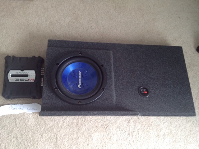 For sale Rear sub box w/pioneer 10&quot; and Kenwood amp-image.jpg