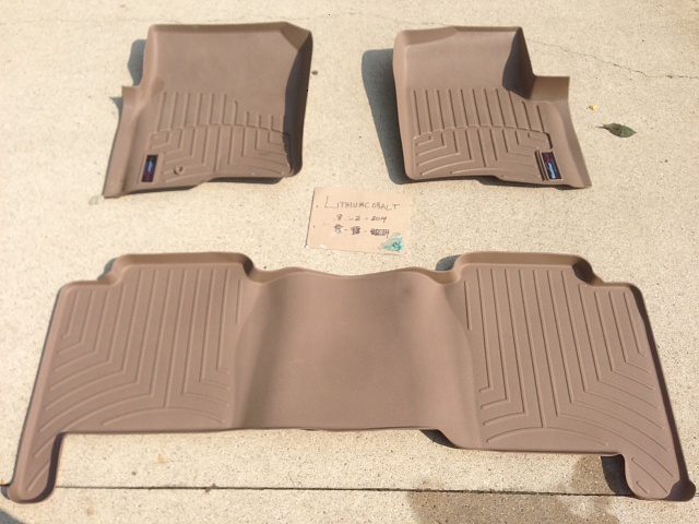 Weathertech Floor Liner / Mats - Tan-photo-2.jpg