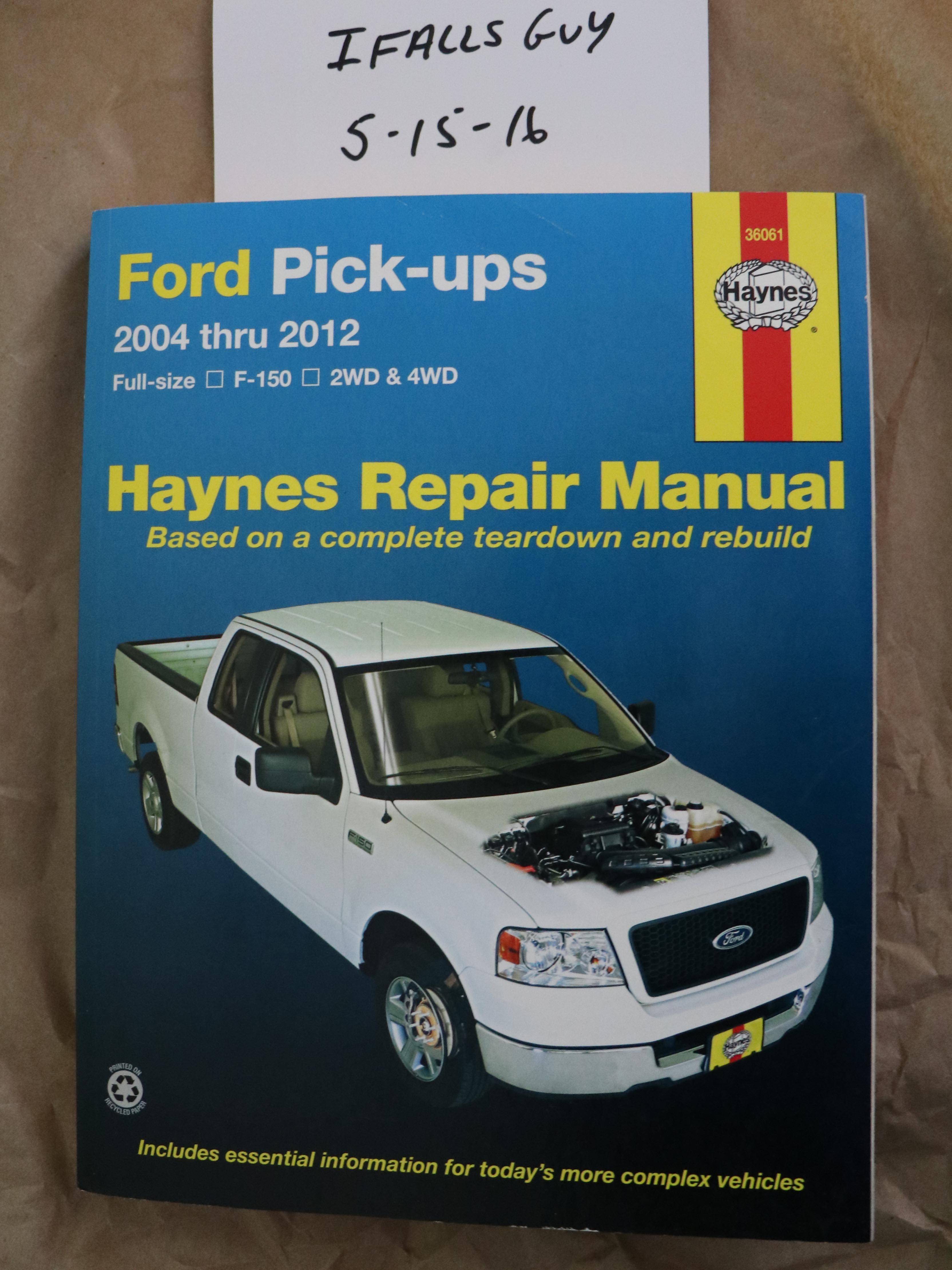 Southeast Haynes and Chilton Manuals - Ford F150 Forum - Community of