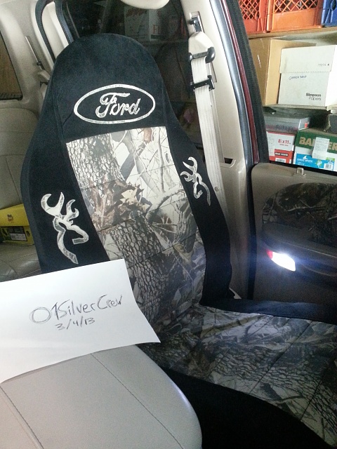 Custom camo seat covers for ford f150 #8