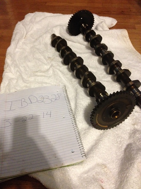 Great condition cam shafts(2)  (with sprockets)-image-1651580477.jpg