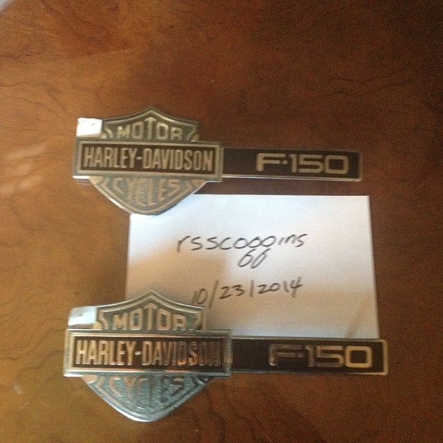 Harley Davidson F150 NOS Fender Badges / Emblems-img_2287.jpg