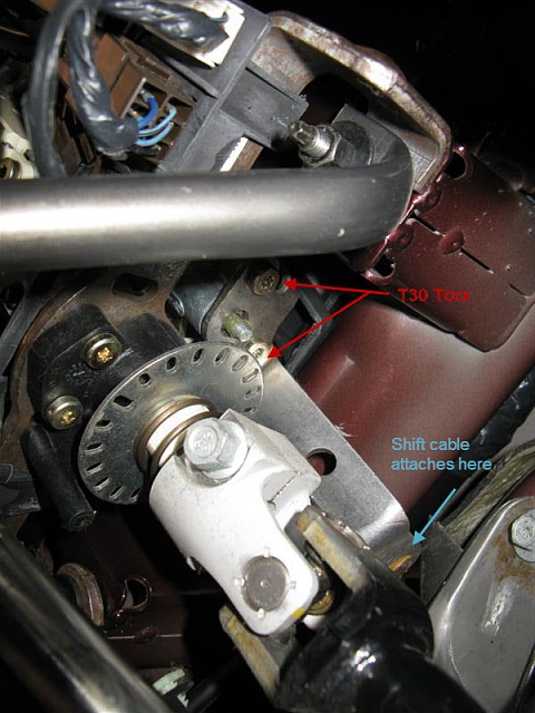 2001 Ford f150 gear shift indicator adjustment